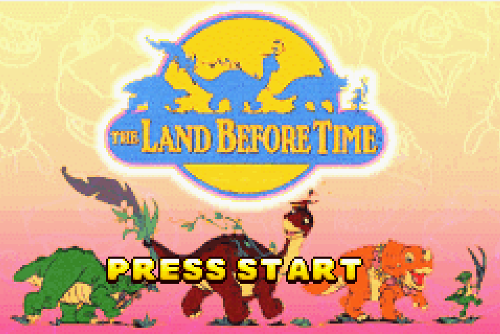 The Land Before Time Title Screen